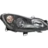 Phare Optique avant droit électrique pour SMART FORTWO 2007-2011, H7+H7, avec moteur, fond noir, Neuf