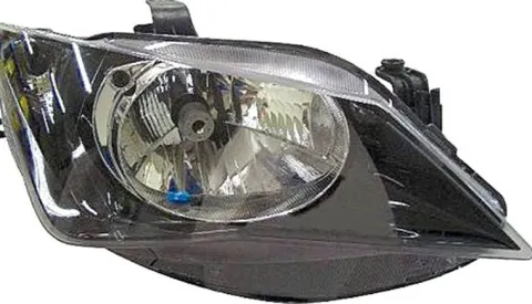 Phare Optique avant droit pour SEAT IBIZA IV phase 2, 2012-2015, H4, fond noir, Neuf