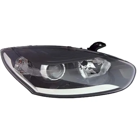 Phare Optique avant droit pour RENAULT MEGANE III phase 3 2014-2016, H7+H7, fond noir, Neuf