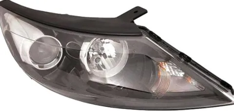 Phare Optique avant droit pour KIA SPORTAGE 2010-2015, H7+H7, fond noir, Neuf