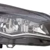 Phare Optique avant droit pour OPEL ASTRA J 2012-2016, H7+H7, Corps Noir, profil chromé
