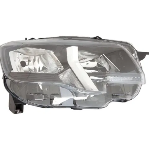 Phare Optique avant droit pour PEUGEOT RIFTER depuis 2018, H7+H1+PY21W+W21, avec moteur, Neuf