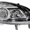 Phare Optique avant droit pour RENAULT SCENIC II phase 2, 2006-2009, H7+H1, fond noir, Neuf