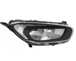 Phare Optique avant droit pour FORD TOURNEO COURIER 2013-2017, avec moteur, cadre noir, Neuf
