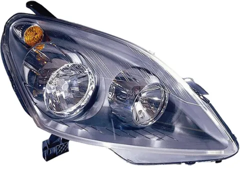 Phare Optique avant droit pour OPEL ZAFIRA B ph. 1 2005-2008, H7+H1, Neuf
