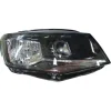Phare Optique avant droit pour VOLKSWAGEN CADDY IV, 2015-2020, H4-W21/5-H21W, fond noir, Neuf