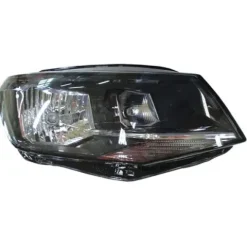 Phare Optique avant droit pour VOLKSWAGEN CADDY IV, 2015-2020, H4-W21/5-H21W, fond noir, Neuf