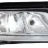 Phare Optique avant droit pour VOLVO V70 III phase 1 depuis 2012, fond chromé, H7+H9, à LED, Neuf