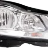 Phare Optique avant droit pour MERCEDES (W204) CLASSE C COUPE' depuis 2011, H7+H7, Corps chromé