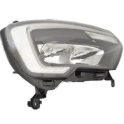 Phare Optique avant droit pour RENAULT MASTER III phase 3 depuis 2019, H7+H1, avec feu diurne à LED, Neuf