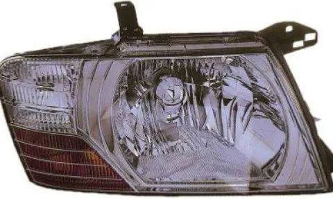 Phare optique avant droit H4 pour MITSUBISHI PAJERO III phase 2, 2003-2006, Neuf