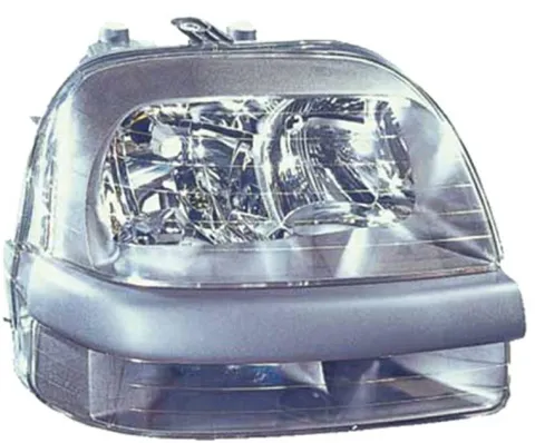 Phare Optique avant droit pour FIAT DOBLO I phase 1, 2001-2005, H7+H1+H1, Neuf
