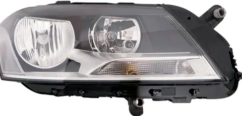 Phare Optique avant droit électrique pour VOLKSWAGEN PASSAT B7 2011-2014, H7+H7, Version VALEO, Neuf