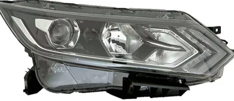 Phare Optique avant droit pour NISSAN QASHQAI II ph. 2 2017-2021, H7+PY21W+W5W, feu du jour à LED, Neuf