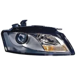 Phare optique avant droit H7+H7 pour AUDI A5 I phase 1, 2007-2011, fond noir, neuf