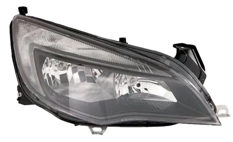 Phare Optique avant droit pour OPEL ASTRA J 2012-2016, H7+H7, Corps Noir