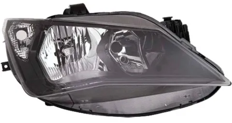 Phare Optique avant droit pour SEAT IBIZA IV FR depuis 2013, H7+H7, fond noir, Neuf