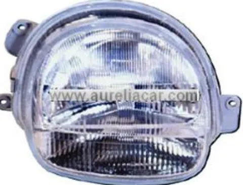 Phare Optique avant droit pour RENAULT TWINGO I phase 2, 1998-2000, H4, (verre strié), Neuf