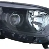 Phare Optique avant droit pour RENAULT CAPTUR, 2013-2017, H1+H1, corps noir, Neuf