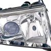 Phare Optique avant droit pour SKODA FABIA I ph. 2 2004-2007, Xenon D2S+H7, corps chromé, Mod. RS, Neuf