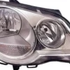 Phare Optique avant droit pour VOLKSWAGEN POLO IV, 2005-2009, H7+H1, fond chromé, Neuf
