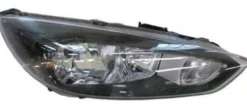 Phare Optique avant droit pour FORD FOCUS III phase 2 2014-2018, H7+H1, avec moteur, corps noir, Neuf