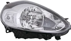 Phare Optique avant droit pour FIAT PUNTO III depuis 2012 >, H4, fond chromé, Neuf