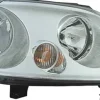 Phare Optique avant droit pour VOLKSWAGEN CADDY III phase 1, 2004-2010, H7+H1, avec moteur, fond chromé, Neuf