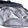 Phare Optique avant droit pour VOLKSWAGEN FOX 2009-2012, H4, électrique, connecteur rond, Neuf