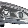 Phare Optique avant droit pour PEUGEOT 208 phase 2, 2015-2019, H7+H7, avec feu diurne à LED, Neuf