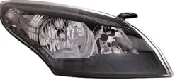 Phare Optique avant droit pour RENAULT MEGANE III phase 2, 2012-2014, H7+H7, fond noir, Neuf