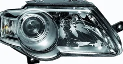Phare Optique avant droit pour VOLKSWAGEN PASSAT B6 2005-2010, H7+H7, vers. Hella, Neuf