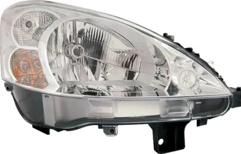 Phare Optique avant droit pour PEUGEOT PARTNER II phase 1, 2008-2012, H4, électrique, Neuf