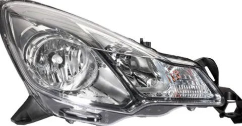 Phare Optique avant droit pour CITROËN DS3 du 03/2010 au 06/2010 H1+H7, contour chromé, Neuf
