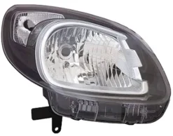 Phare Optique avant droit pour RENAULT KANGOO II phase 2 2013-2020, H4, noir, Neuf