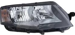 Phare Optique avant droit pour SKODA OCTAVIA III phase 1 2013-2016, H7+H15, Corps noir, Neuf