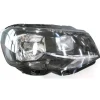 Phare Optique avant droit pour VOLKSWAGEN TRANSPORTER T6 phase 1, 2015-2019, fond noir, H4+P21W, avec moteur, Neuf