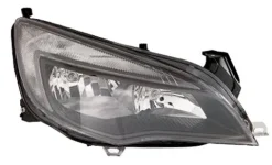 Phare Optique avant droit pour OPEL ASTRA J 2012-2016, H7+H7, Corps Noir
