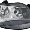 Phare Optique avant droit pour SEAT IBIZA IV phase 2, 2012-2015, H7+H7, fond chromé, Neuf