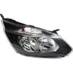 Phare Optique avant droit pour FORD TRANSIT CUSTOM 2012-2018, H7+H15, noir, Neuf