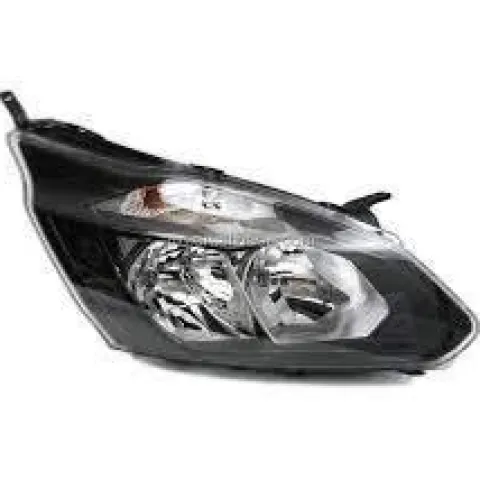 Phare Optique avant droit pour FORD TRANSIT CUSTOM 2012-2018, H7+H15, noir, Neuf
