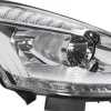 Phare Optique avant droit pour CITROËN C4 PICASSO I phase 2, 2010-2013, H7+H1, Neuf