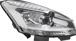 Phare Optique avant droit pour CITROËN C4 PICASSO I phase 2, 2010-2013, H7+H1, Neuf