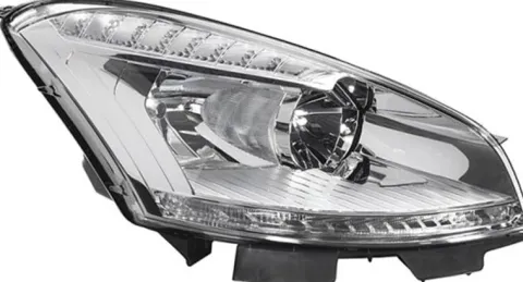 Phare Optique avant droit pour CITROËN C4 PICASSO I phase 2, 2010-2013, H7+H1, Neuf