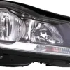 Phare Optique avant droit électrique pour MERCEDES (W204) CLASSE C ph. 2 2011-2014, H1+H1, corp noir, Neuf