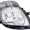 Phare Optique avant droit pour TOYOTA YARIS II phase 2, 2009-2011, H4, électrique, fond noir, Neuf