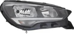 Phare Optique avant droit pour OPEL CORSA F 2019-2023, H7+H15+PY24W, Neuf