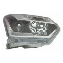 Phare Optique avant droit pour ISUZU D-MAX II phase 2, depuis 2017, H11+HB3, LED, fond noir, Neuf
