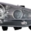 Phare Optique avant droit pour PEUGEOT 207 Sport phase 1, 2006-2009, H7+H7+H1, moteur, noir, Neuf