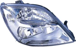 Phare Optique avant droit pour RENAULT SCENIC I phase 2, 1999-2003, H7+H1, fond chromé, Neuf
